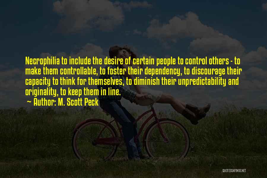 Controllable Quotes By M. Scott Peck