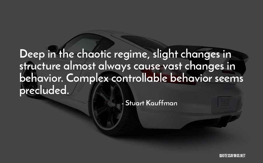 Controllable Quotes By Stuart Kauffman