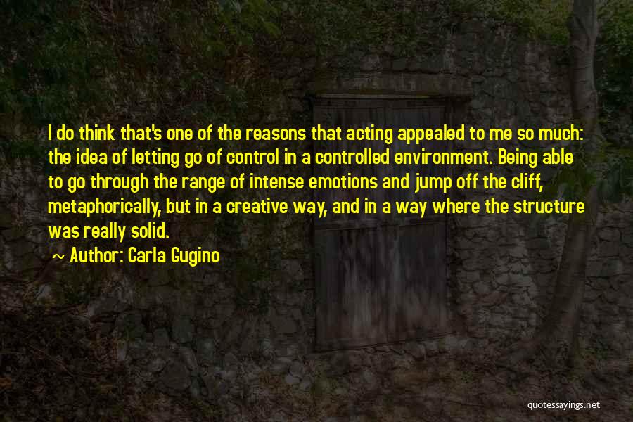 Controlled Emotions Quotes By Carla Gugino