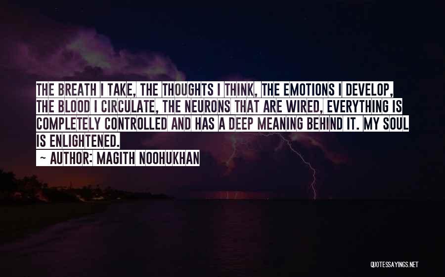 Controlled Emotions Quotes By Magith Noohukhan