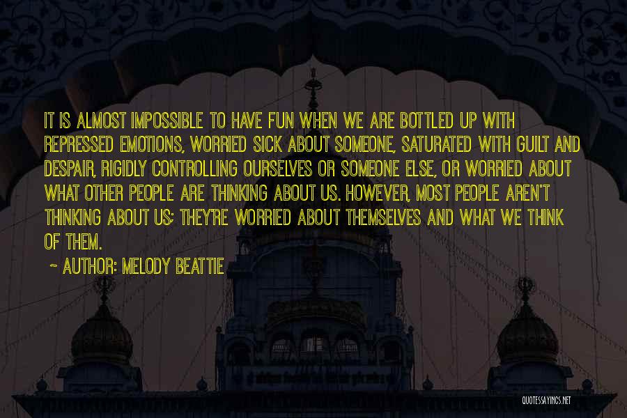 Controlling Emotions Quotes By Melody Beattie