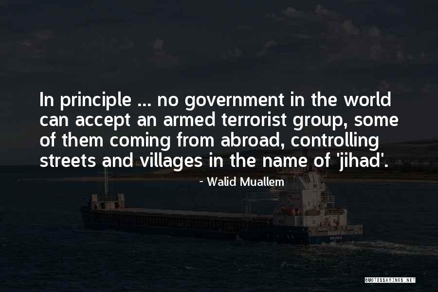Controlling Government Quotes By Walid Muallem Controlling Government Quotes By Walid Muallem