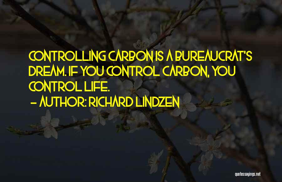 Controlling Life Quotes By Richard Lindzen