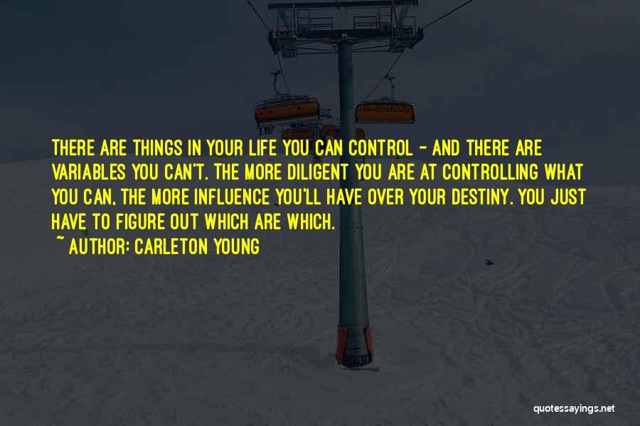 Controlling One's Destiny Quotes By Carleton Young