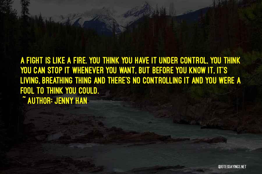 Controlling Quotes By Jenny Han