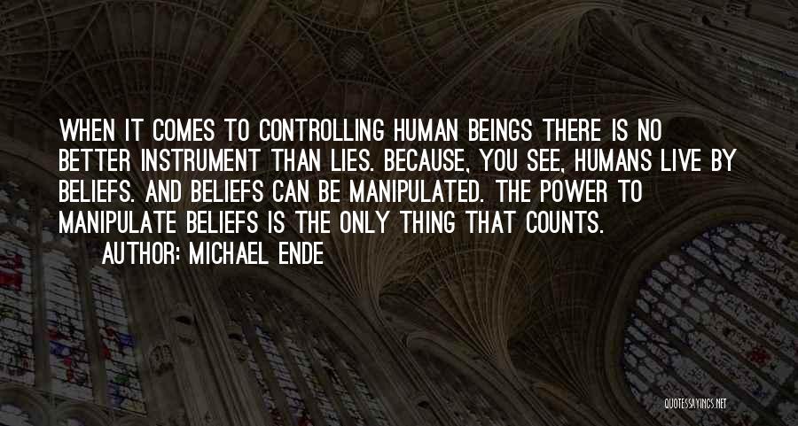 Controlling Quotes By Michael Ende