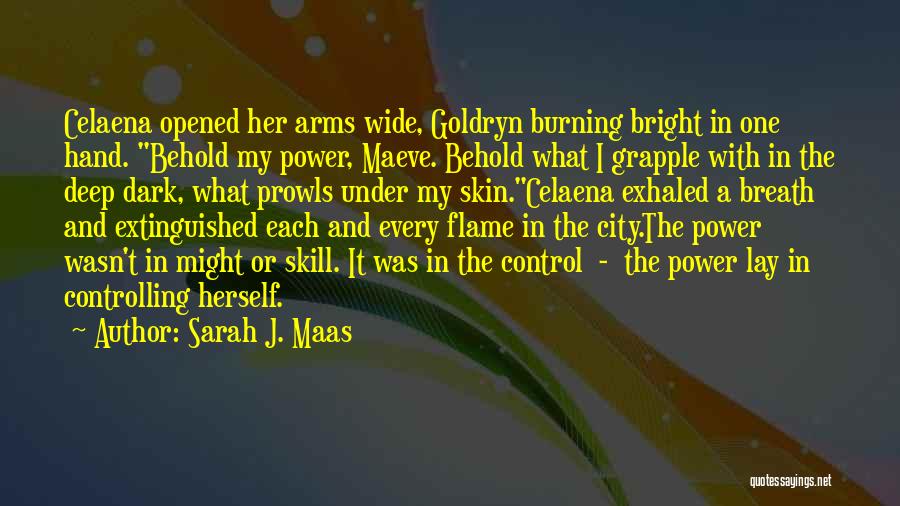 Controlling Quotes By Sarah J. Maas