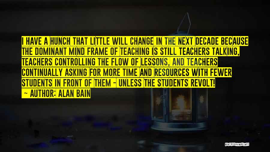 Controlling The Mind Quotes By Alan Bain