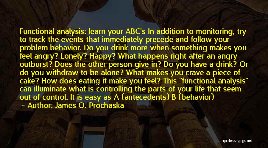 Controlling What You Can Quotes By James O. Prochaska