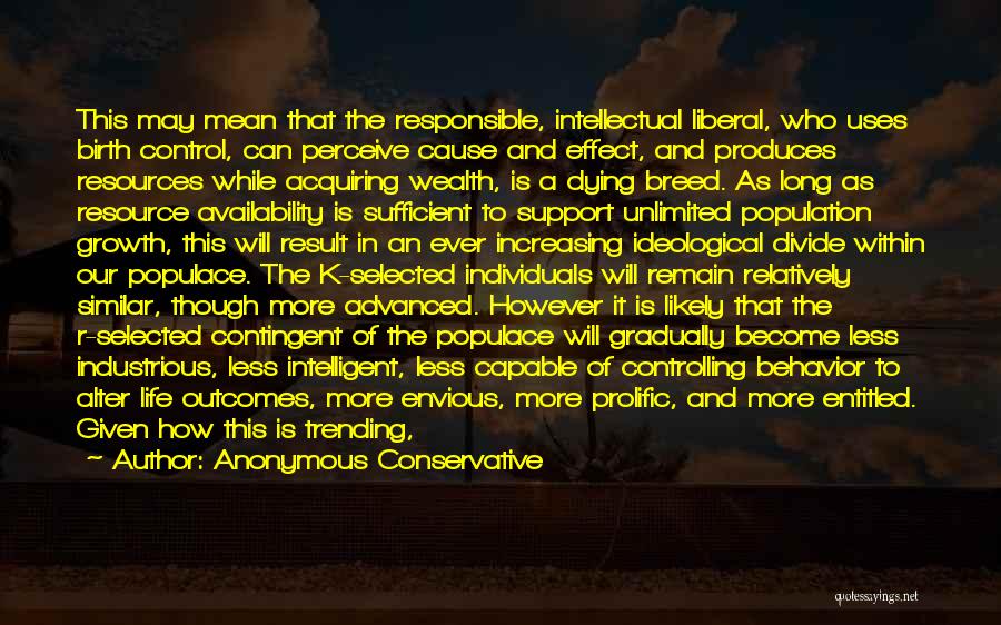 Controlling Your Own Future Quotes By Anonymous Conservative