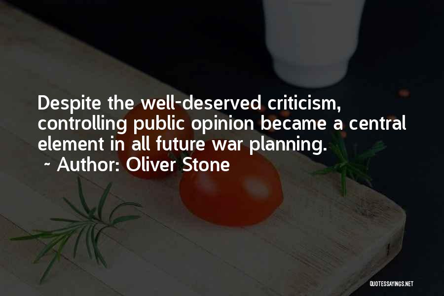 Controlling Your Own Future Quotes By Oliver Stone