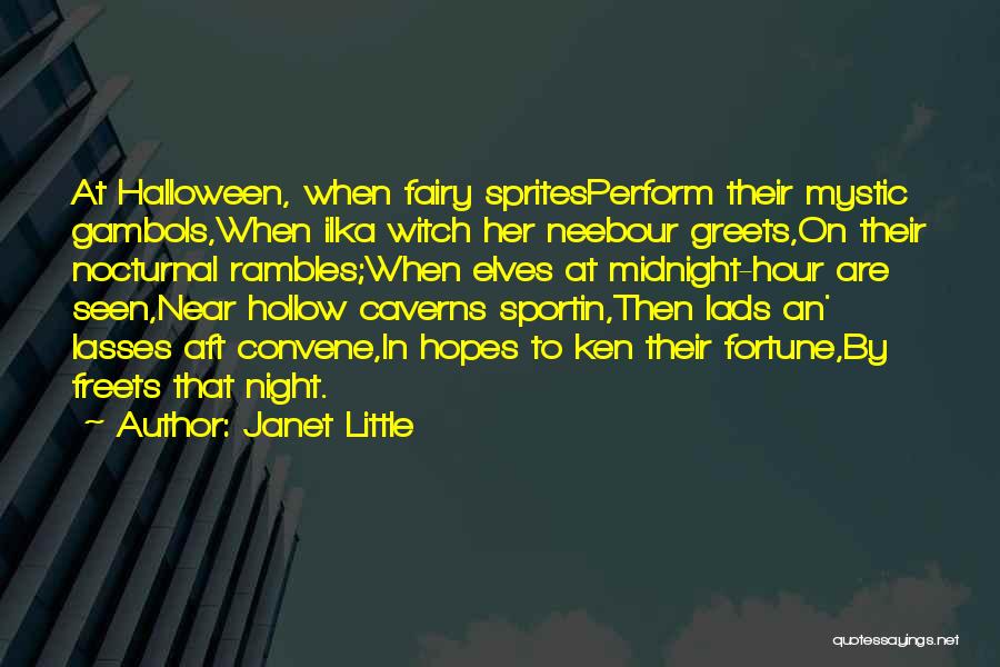 Convene Quotes By Janet Little