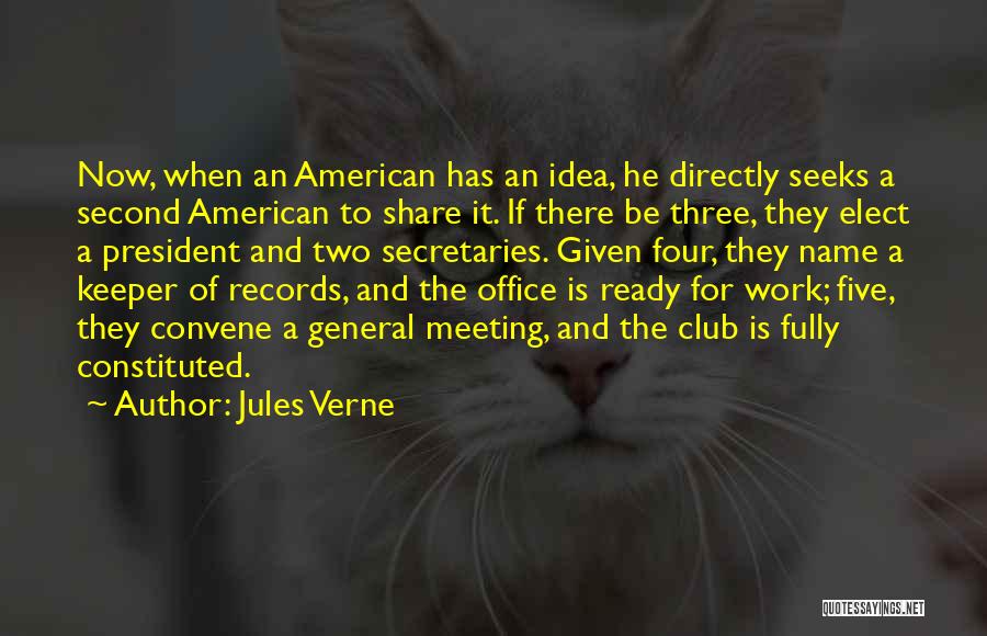 Convene Quotes By Jules Verne