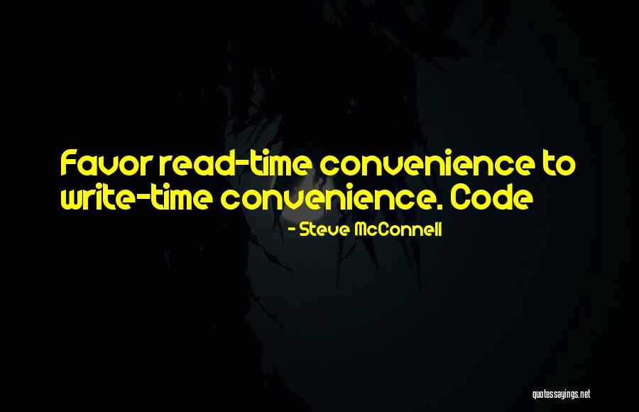 Convenience Quotes By Steve McConnell Convenience Quotes By Steve McConnell