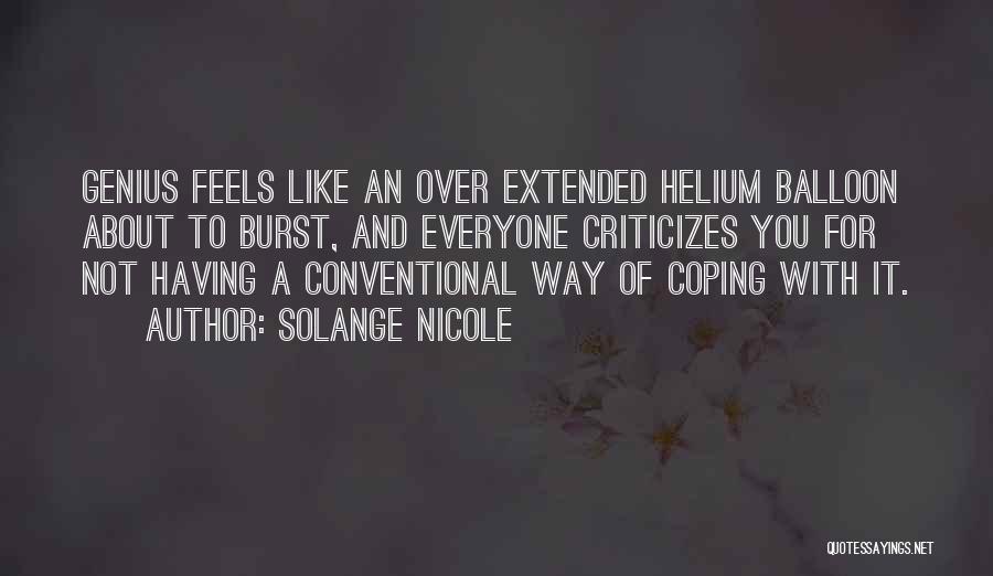 Conventional Life Quotes By Solange Nicole