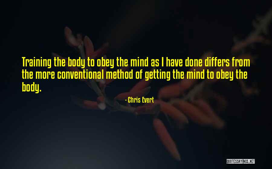 Conventional Quotes By Chris Evert