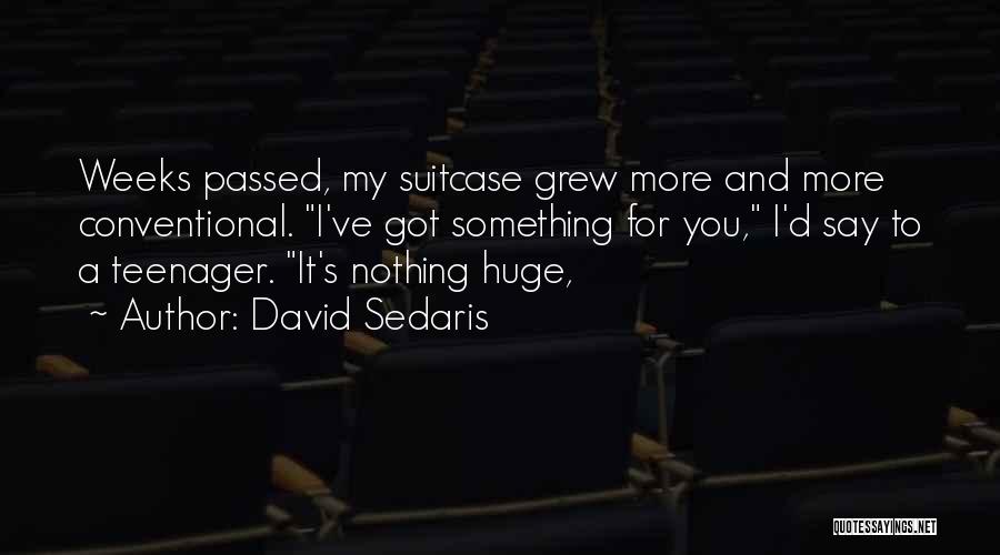 Conventional Quotes By David Sedaris