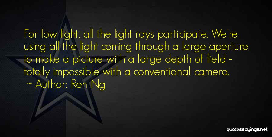 Conventional Quotes By Ren Ng