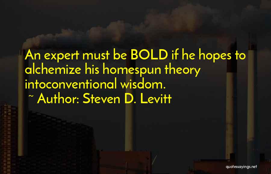 Conventional Quotes By Steven D. Levitt