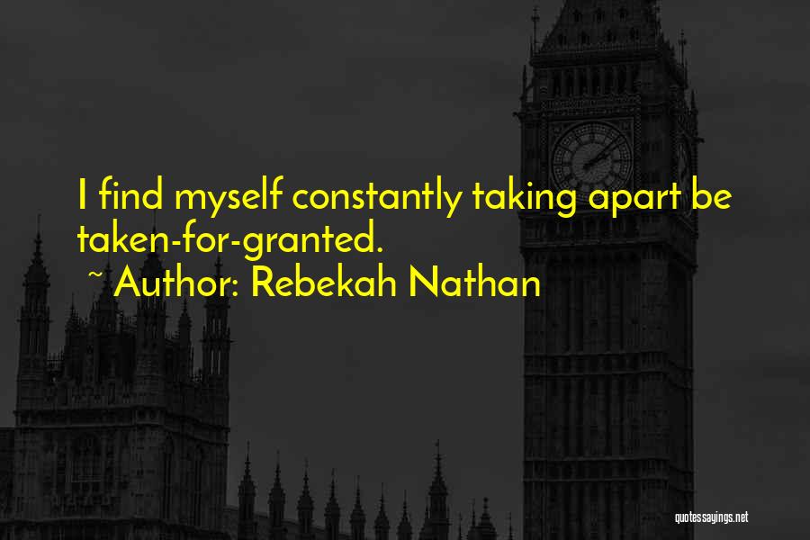 Conventional Wisdom Quotes By Rebekah Nathan