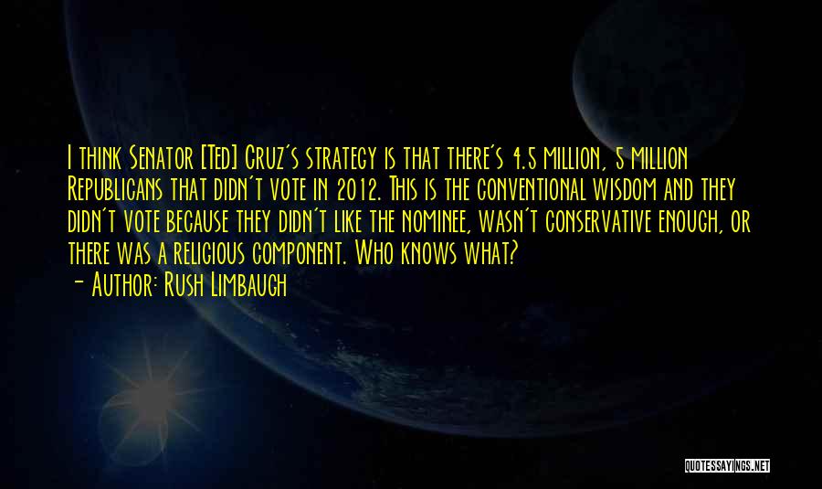 Conventional Wisdom Quotes By Rush Limbaugh