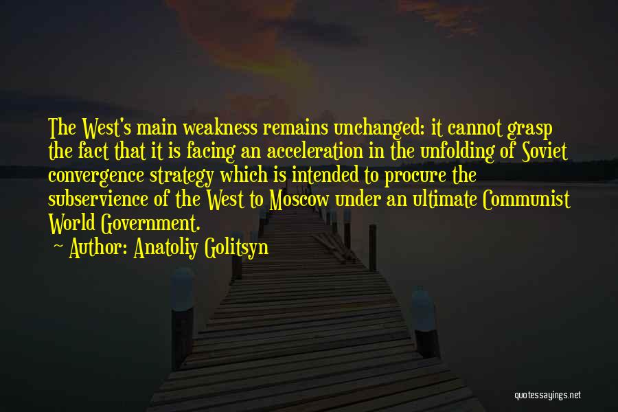 Convergence Quotes By Anatoliy Golitsyn