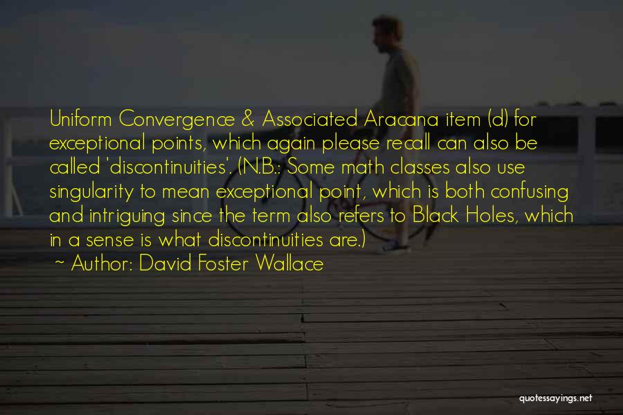 Convergence Quotes By David Foster Wallace