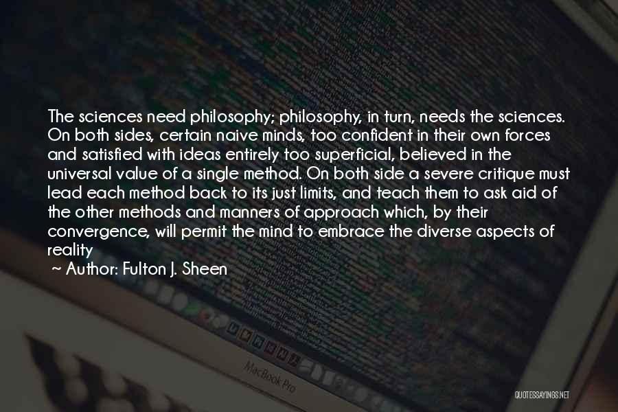 Convergence Quotes By Fulton J. Sheen