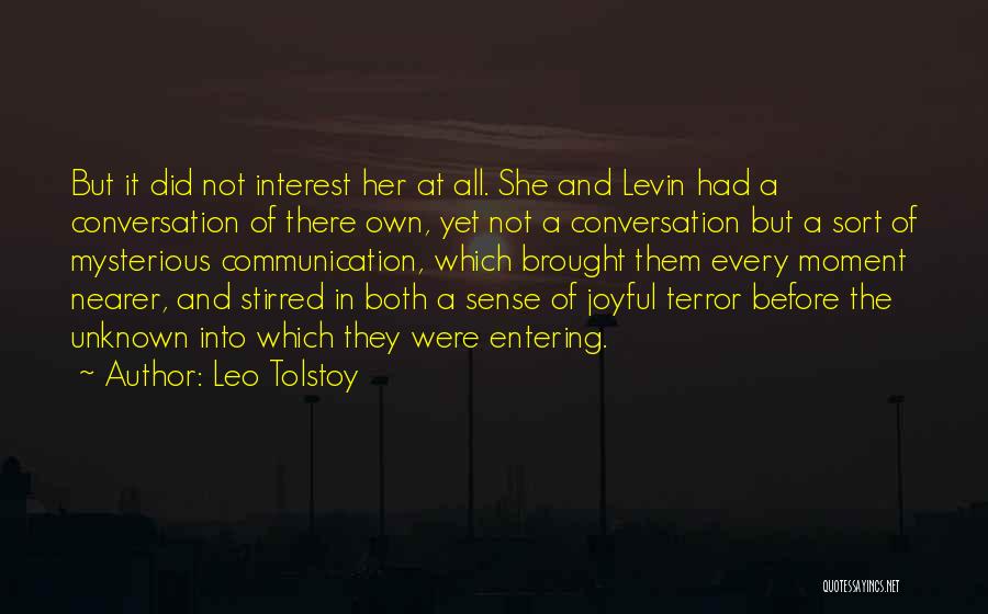 Conversation Communication Quotes By Leo Tolstoy