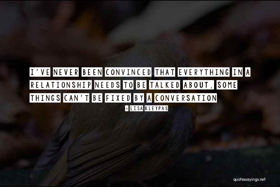Conversation In Relationship Quotes By Lisa Kleypas Conversation In Relationship Quotes By Lisa Kleypas