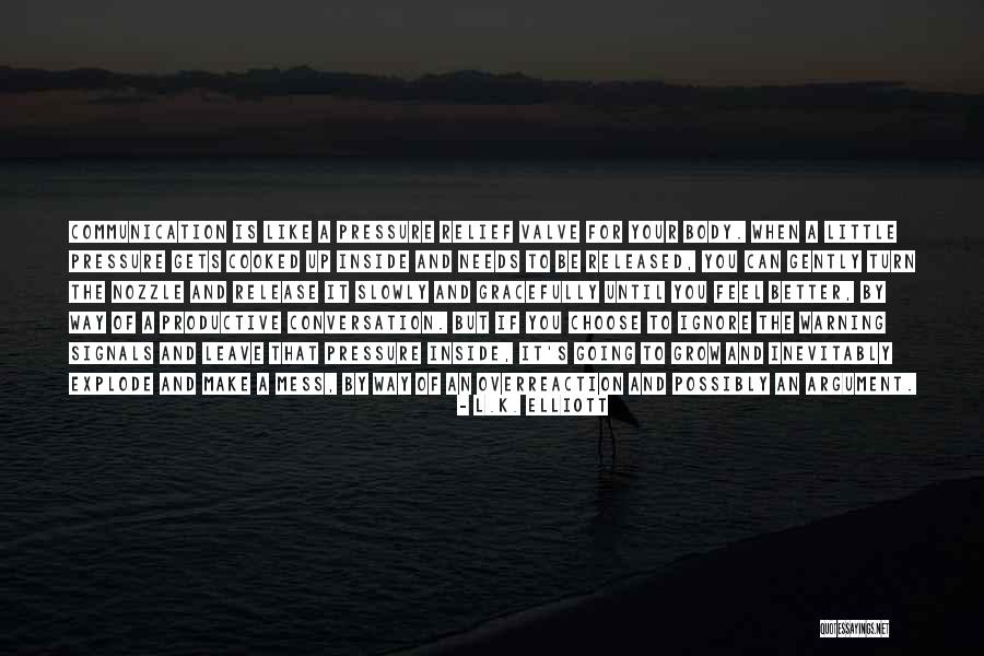 Conversation Is Not Communication Quotes By L.K. Elliott Conversation Is Not Communication Quotes By L.K. Elliott