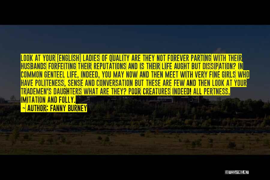 Conversation With You Quotes By Fanny Burney