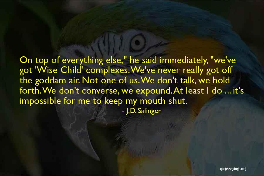 Converse Quotes By J.D. Salinger Converse Quotes By J.D. Salinger