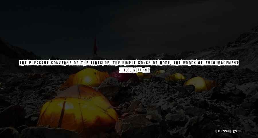 Converse Quotes By J.G. Holland Converse Quotes By J.G. Holland