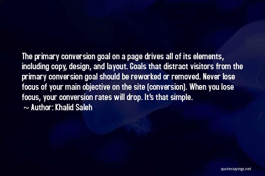 Conversion Quotes By Khalid Saleh