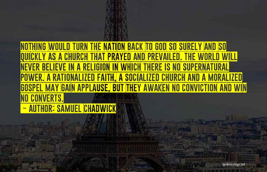 Converts Quotes By Samuel Chadwick