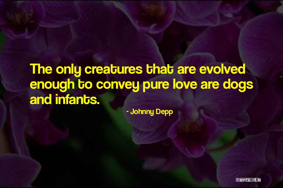 Convey Love Quotes By Johnny Depp