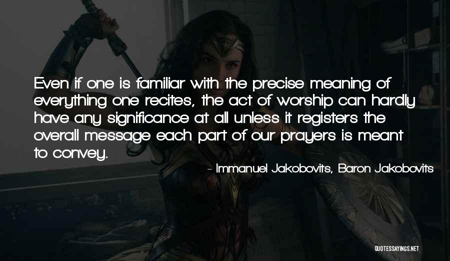 Convey Quotes By Immanuel Jakobovits, Baron Jakobovits Convey Quotes By Immanuel Jakobovits, Baron Jakobovits