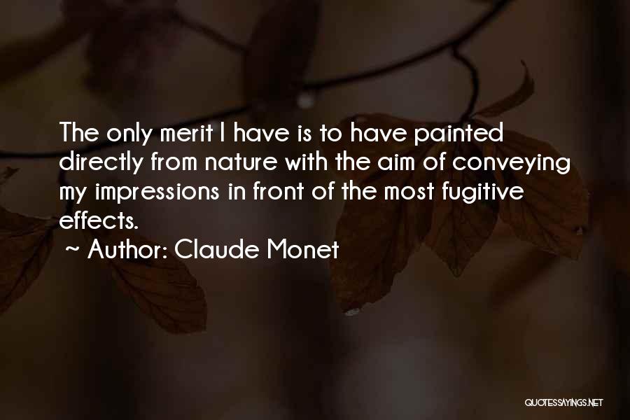 Conveying Quotes By Claude Monet