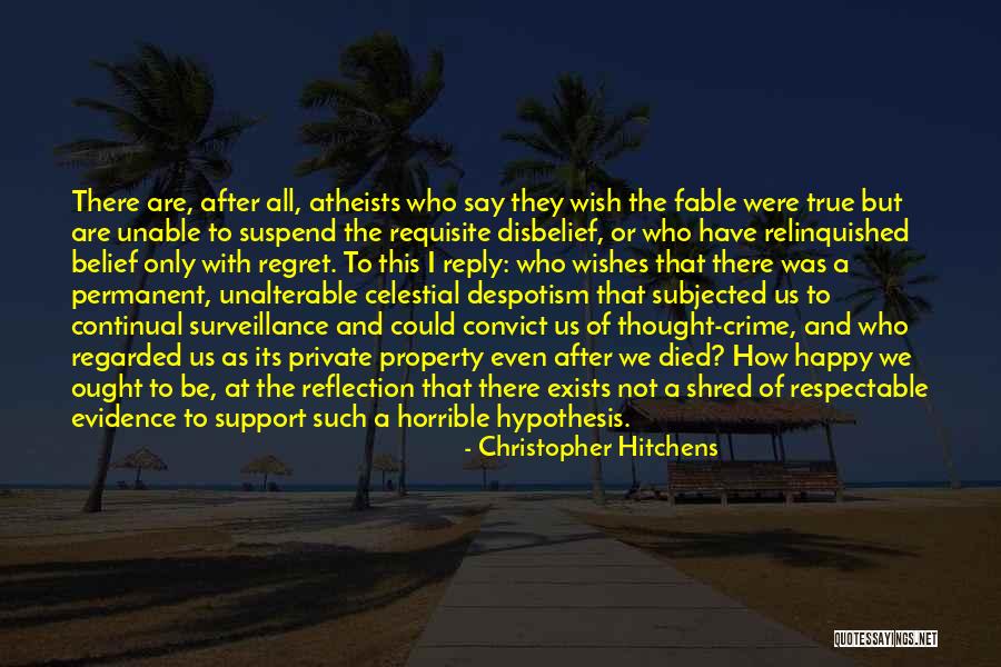 Convict Quotes By Christopher Hitchens