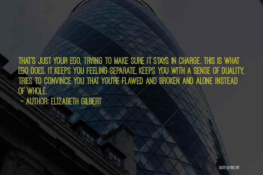 Convince You Quotes By Elizabeth Gilbert