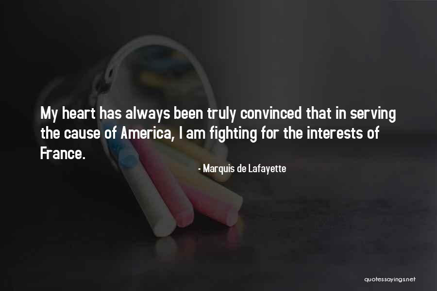 Convinced France Quotes By Marquis De Lafayette Convinced France Quotes By Marquis De Lafayette