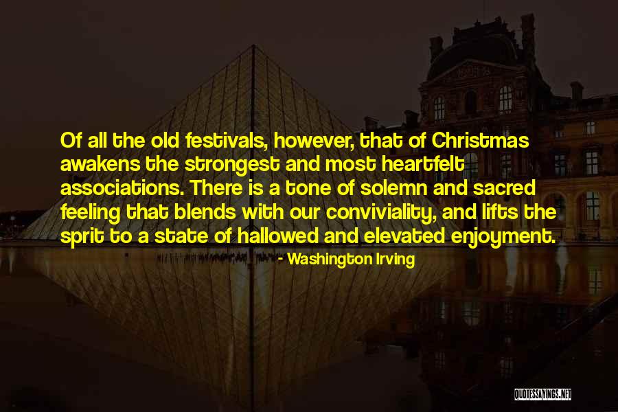 Conviviality Quotes By Washington Irving Conviviality Quotes By Washington Irving