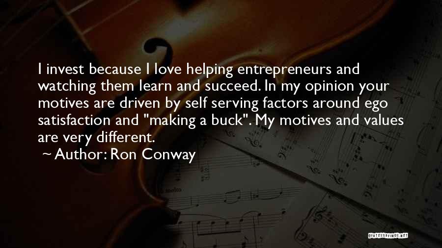 Conway Quotes By Ron Conway