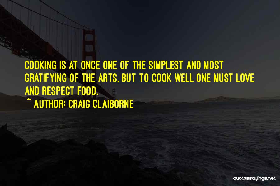 Cook Food Quotes By Craig Claiborne