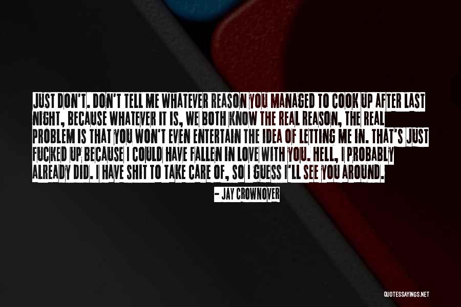 Cook With Love Quotes By Jay Crownover Cook With Love Quotes By Jay Crownover