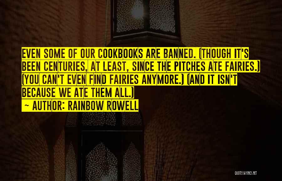 Cookbooks Quotes By Rainbow Rowell