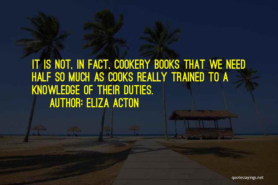 Cookery Book Quotes By Eliza Acton