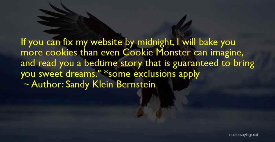 Cookie Monster Quotes By Sandy Klein Bernstein