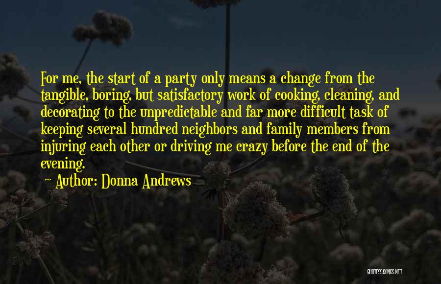 Cooking And Cleaning Quotes By Donna Andrews